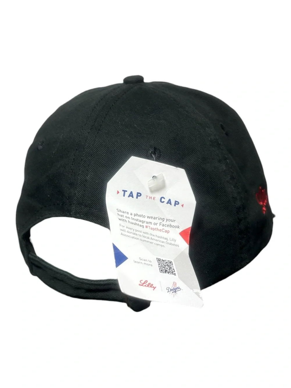 LA Dodgers x Lilly Tap the Cap 35 Black Baseball Cap